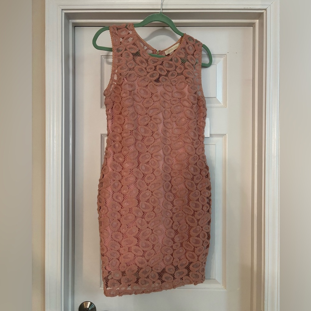 Everleigh Blush Pink Lace Textile